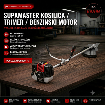 SUPAMASTER benzinski trimer za travu – 8,5 KS SM-GT0015