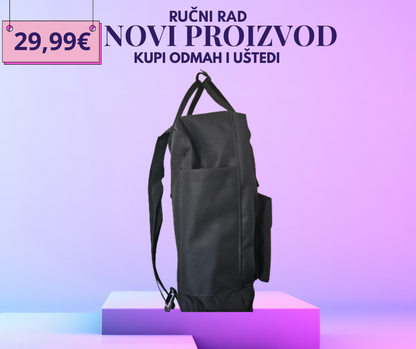 RUKSAK KLASIK CRNI