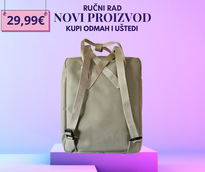 RUKSAK KLASIK BEŽ